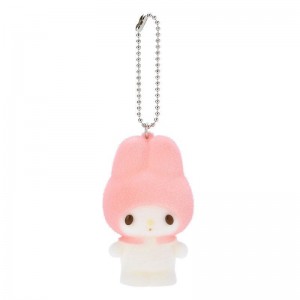 Sanrio Characters Sanrio My Melody Flocked Mascot Keychain Saudi Arabia | BK0316974