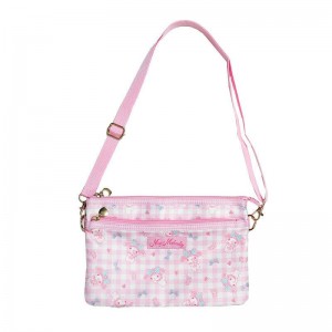 Sanrio Characters Sanrio My Melody Gingham Crossbody Bag Saudi Arabia | HJ2086735