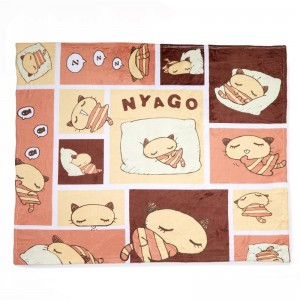 Sanrio Characters Sanrio Nyago Lazy Day Throw Blanket Saudi Arabia | TK3708452