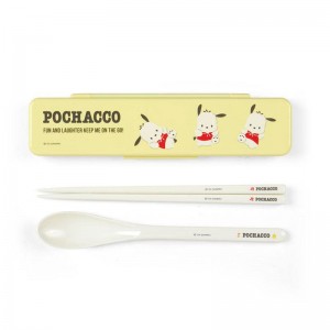 Sanrio Characters Sanrio Pochacco Everyday & Spoon Set Chopsticks Saudi Arabia | DX9436785