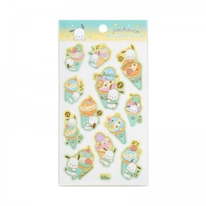Sanrio Characters Sanrio Pochacco (Ice Cream Party Series) Sticker Sheet Saudi Arabia | IZ6921853