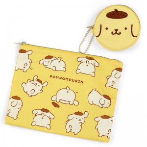 Sanrio Characters Sanrio Pompompurin 2-pc Zipper Set (Oshiri Puri Puri Purin Series) Pouch Saudi Arabia | RB2813590