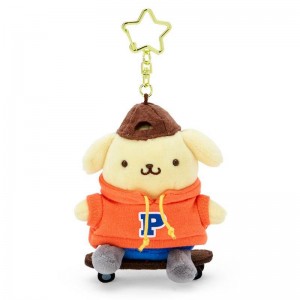 Sanrio Characters Sanrio Pompompurin Plush Mascot (Sk8r Squad Series) Keychain Saudi Arabia | UN9162583