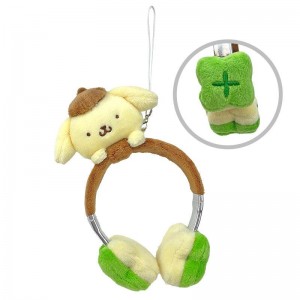 Sanrio Characters Sanrio Pompompurin Plush Headphones Bag Charm Saudi Arabia | BI7826549