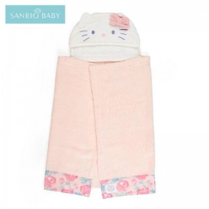 Sanrio Characters Sanrio Sanrio Baby Hello Kitty Hooded Bath Wrap Saudi Arabia | KG8463120