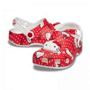 Shoes Sanrio Hello Kitty x Crocs Kids Red Classic Clog Saudi Arabia | OE3284751