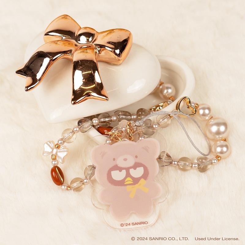 Accessories Sanrio Badtz-maru Latte Bear Beaded Charm Mobile Phone Wrist Straps  Saudi Arabia |  BH4368129