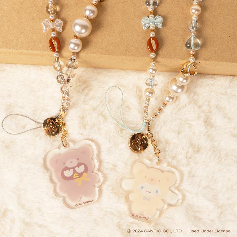 Accessories Sanrio Badtz-maru Latte Bear Beaded Charm Mobile Phone Wrist Straps  Saudi Arabia |  BH4368129