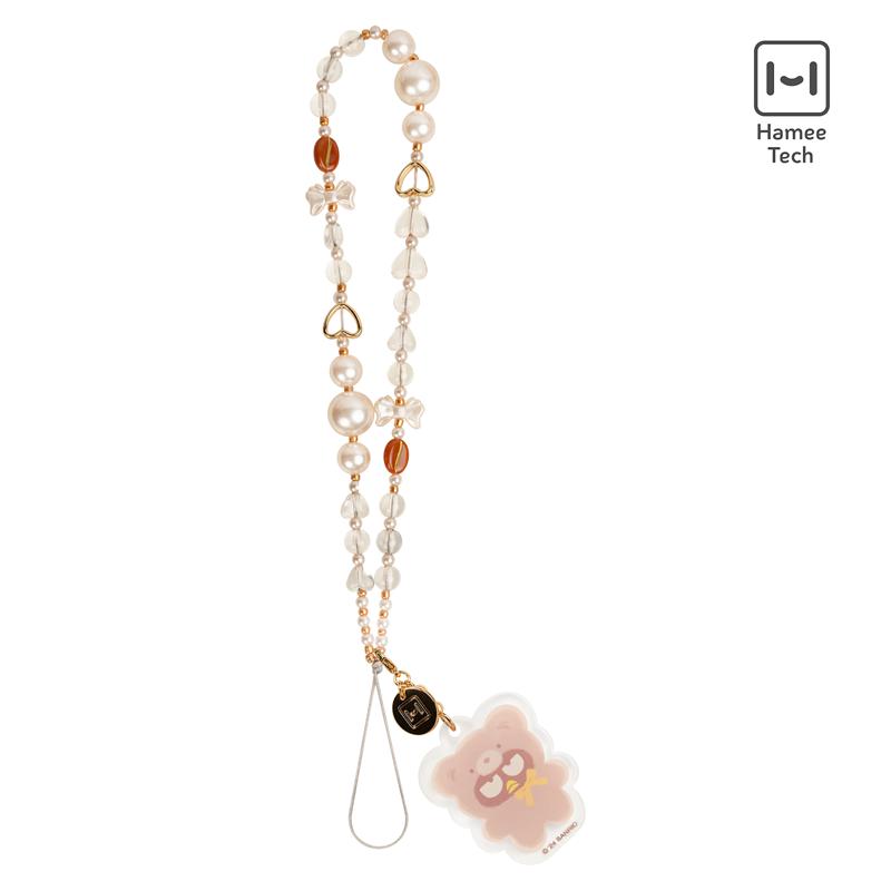 Accessories Sanrio Badtz-maru Latte Bear Beaded Charm Mobile Phone Wrist Straps  Saudi Arabia |  BH4368129