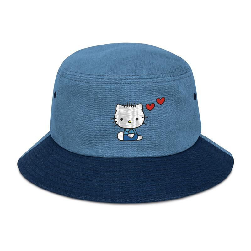 Accessories Sanrio Dear Daniel Embroidered Denim Bucket Hat  Saudi Arabia |  YL0263475