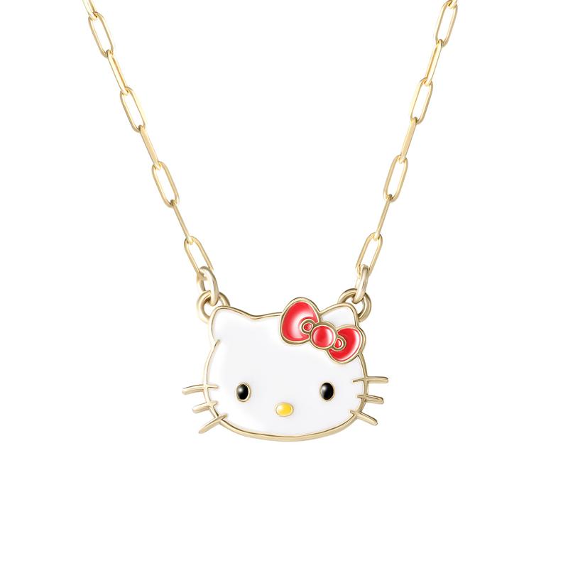 Accessories Sanrio Hello Kitty 10K Yellow Gold Mini Link Necklace  Saudi Arabia |  BD0875431