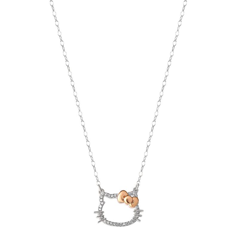 Accessories Sanrio Hello Kitty 14K White Gold Diamond Necklace  Saudi Arabia |  GU1670254