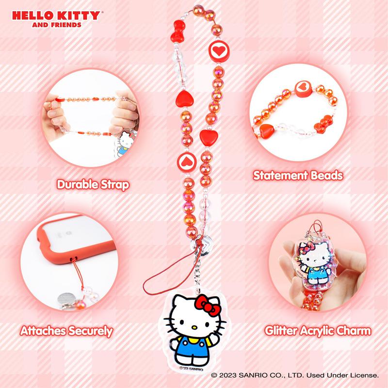Accessories Sanrio Hello Kitty Beaded Charm Mobile Phone Wrist Straps  Saudi Arabia |  XQ8375241