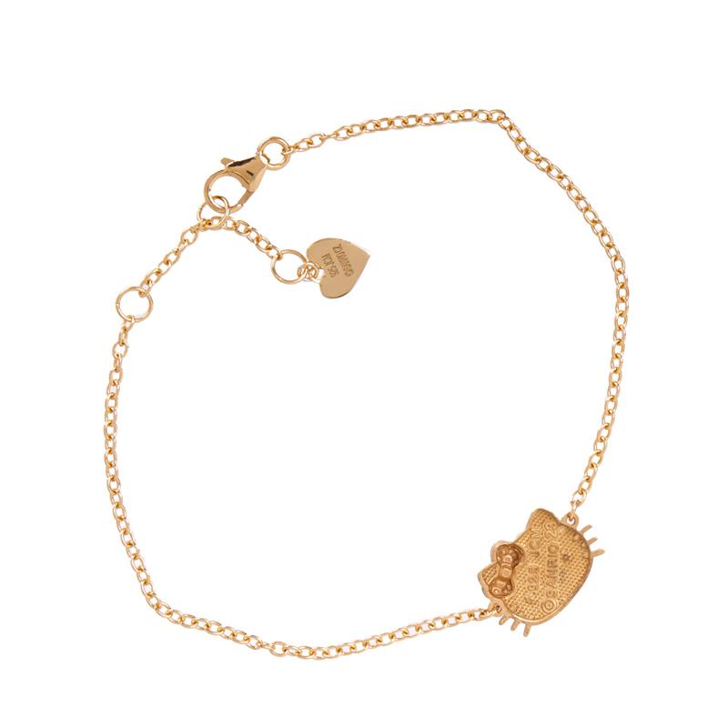 Accessories Sanrio Hello Kitty Gold Plated Sparkle Bow Bracelet  Saudi Arabia |  GR1897240