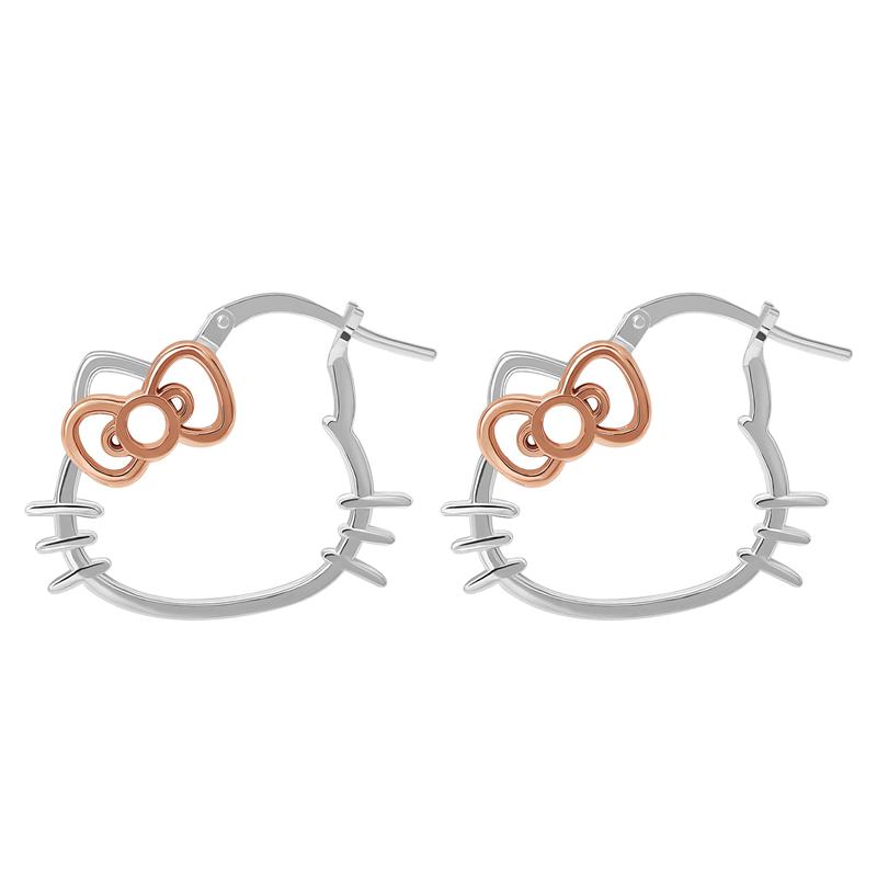 Accessories Sanrio Hello Kitty Sterling Silver Hoop Earrings  Saudi Arabia |  VJ7391205