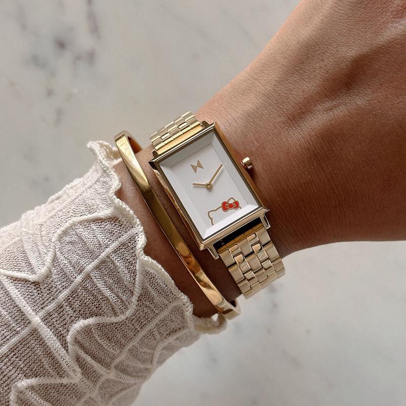 Accessories Sanrio Hello Kitty x MVMT Signature Square (Yellow Gold) Watch  Saudi Arabia |  KO5931280