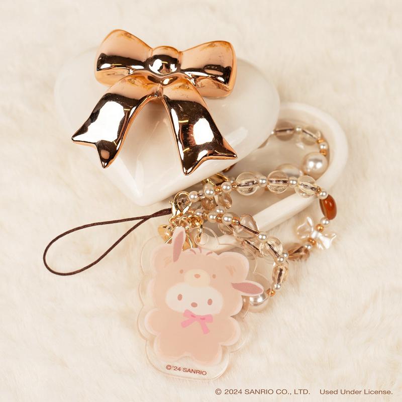 Accessories Sanrio Pochacco Latte Bear Beaded Charm Mobile Phone Wrist Straps  Saudi Arabia |  QJ8937450