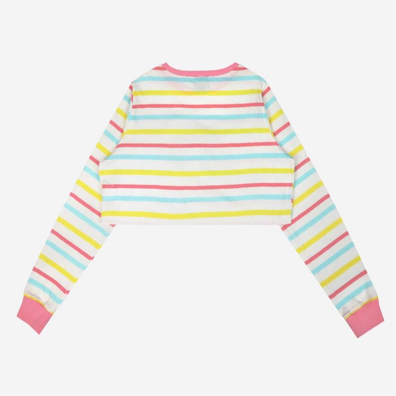 Apparel Sanrio Cinnamoroll x Dumbgood Striped Crop Longsleeve Longsleeve  Saudi Arabia |  FJ5217306