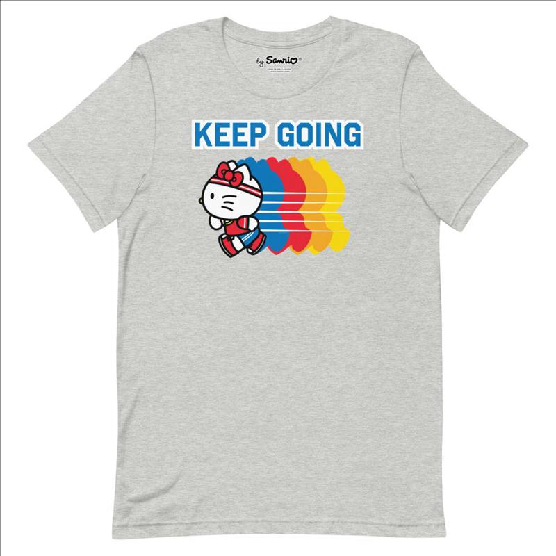 Apparel Sanrio Hello Kitty Keep Going (Athletic Heather) T-Shirt  Saudi Arabia |  GK3405726