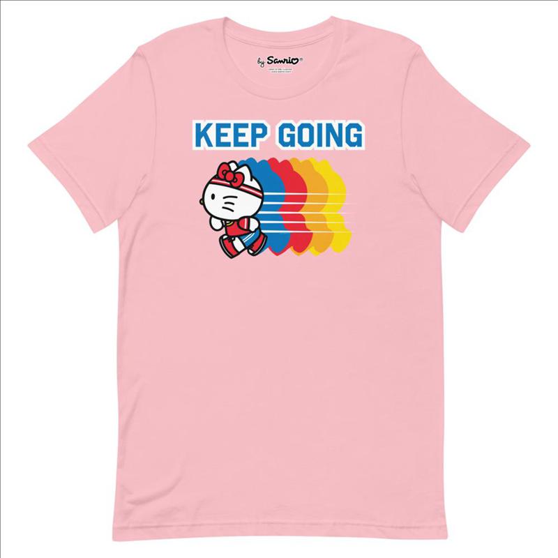 Apparel Sanrio Hello Kitty Keep Going (Pink) T-Shirt  Saudi Arabia |  AK6489027