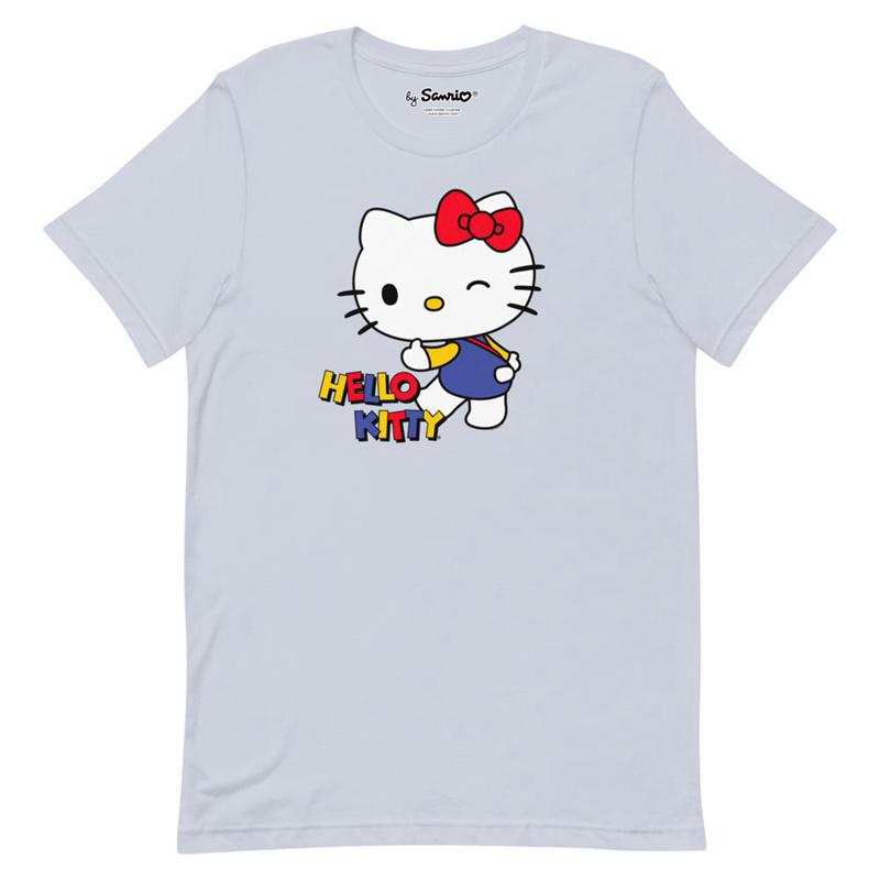 Apparel Sanrio Hello Kitty Primary Logo Light Blue T-Shirt  Saudi Arabia |  TB2365018