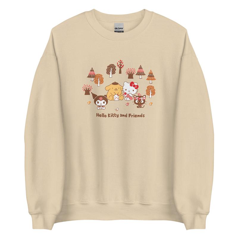 Apparel Sanrio Hello Kitty and Friends Autumn Woods Classic Crewneck Sweatshirt  Saudi Arabia |  UC9302157