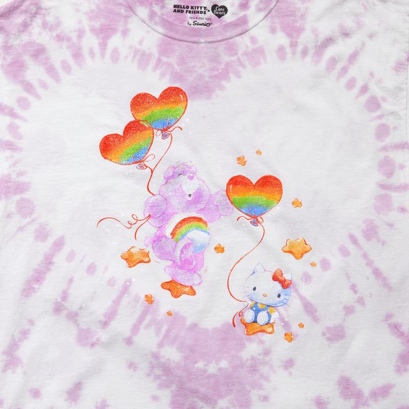 Apparel Sanrio Hello Kitty x Care Bears Tie-Dye Glitter Tee  Saudi Arabia |  KR9174638