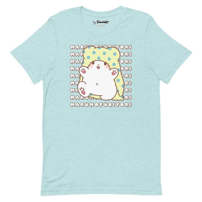 Apparel Sanrio Marumofubiyori Watashi Wa Light Blue T-Shirt  Saudi Arabia |  RY2069517