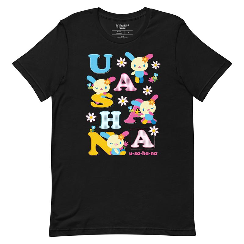 Apparel Sanrio U*SA*HA*NA Scattered Letters Tee  Saudi Arabia |  PX6149280