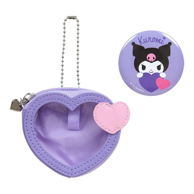 Bags Sanrio Kuromi Mini and Pin Set (Big Heart Series) Pouch  Saudi Arabia |  EM5802943