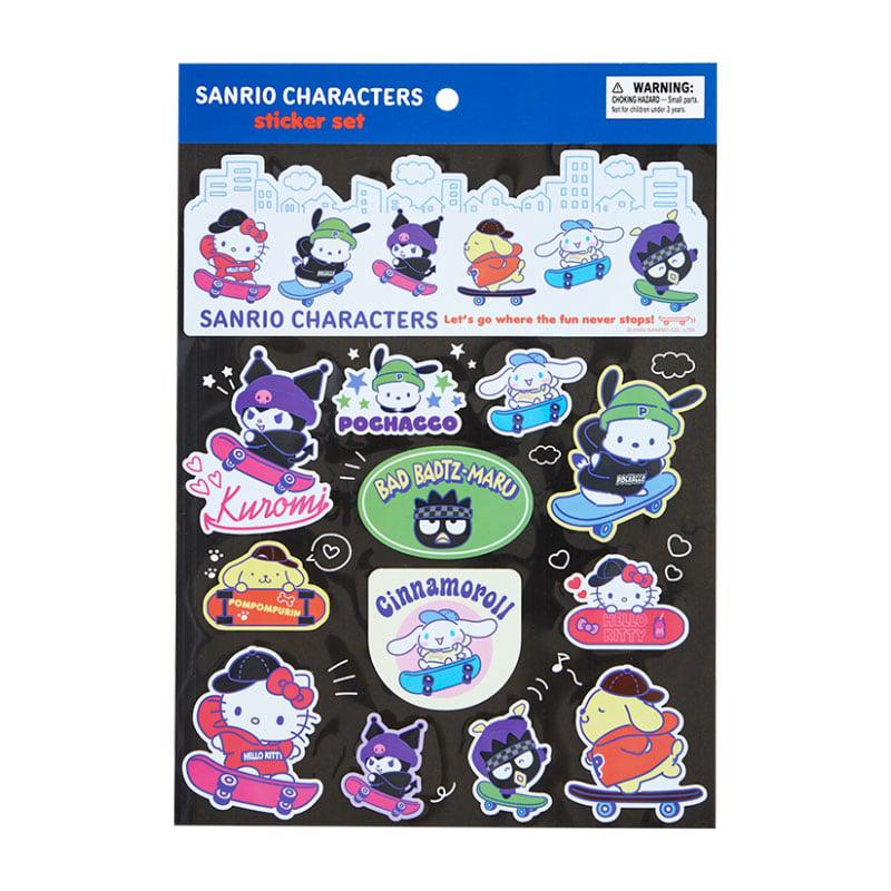 Sanrio Characters Sanrio 13-pc (Sk8r Squad Series) Sticker Sheet  Saudi Arabia |  PL8640731
