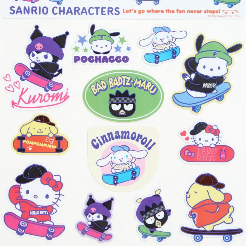 Sanrio Characters Sanrio 13-pc (Sk8r Squad Series) Sticker Sheet  Saudi Arabia |  AU0243859