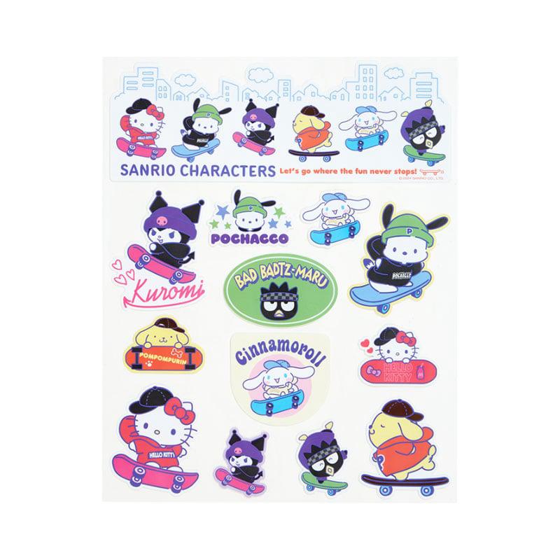 Sanrio Characters Sanrio 13-pc (Sk8r Squad Series) Sticker Sheet  Saudi Arabia |  AR8742105