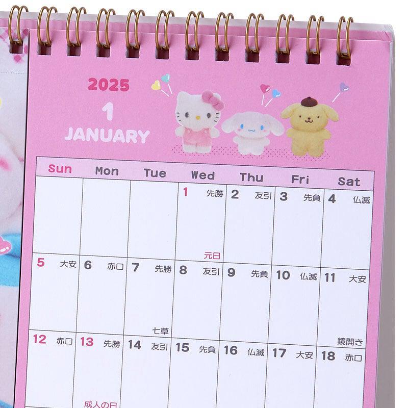 Sanrio Characters Sanrio 2025 Postcard Desk Calendar  Saudi Arabia |  ZN2476513