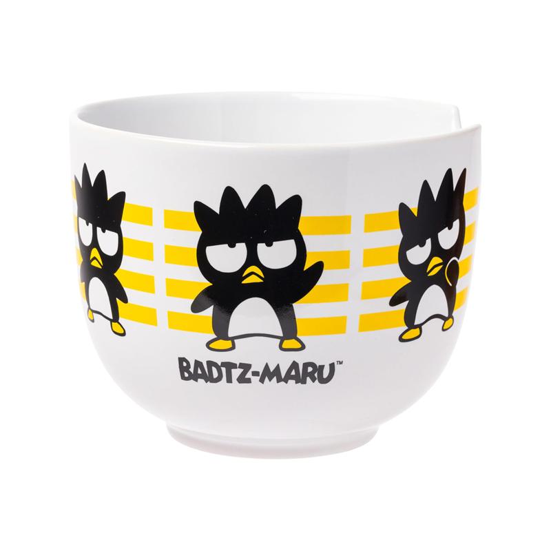 Sanrio Characters Sanrio Badtz-maru Ceramic Ramen Bowl and Chopstick Set (Stripes) Bowl  Saudi Arabia |  VR4682739