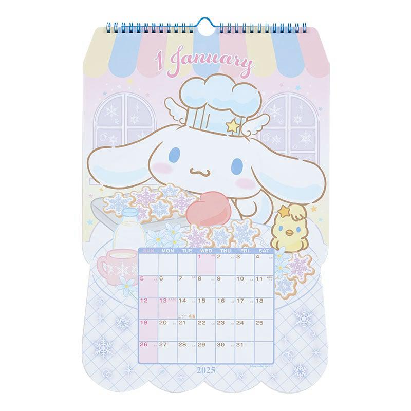 Sanrio Characters Sanrio Cinnamoroll 2025 Die-Cut Wall Calendar  Saudi Arabia |  LM4971568
