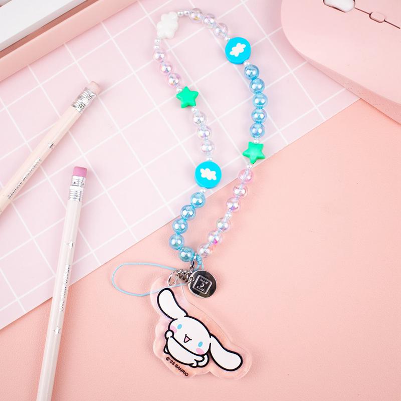 Sanrio Characters Sanrio Cinnamoroll Beaded Charm Mobile Phone Wrist Straps  Saudi Arabia |  YH6039512