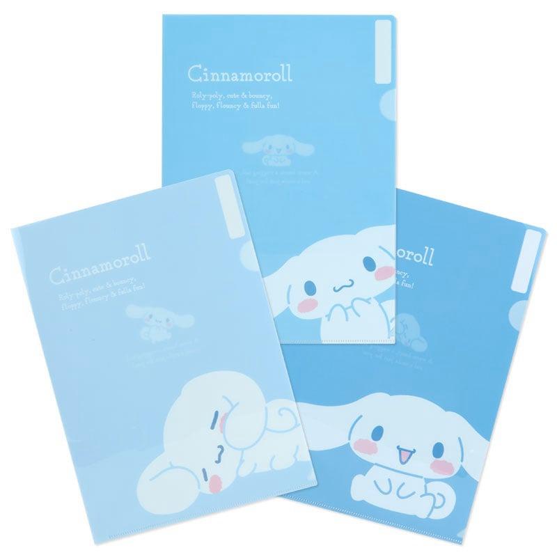 Sanrio Characters Sanrio Cinnamoroll Expressions 3-pc Clear Set File Folder  Saudi Arabia |  SN8254671