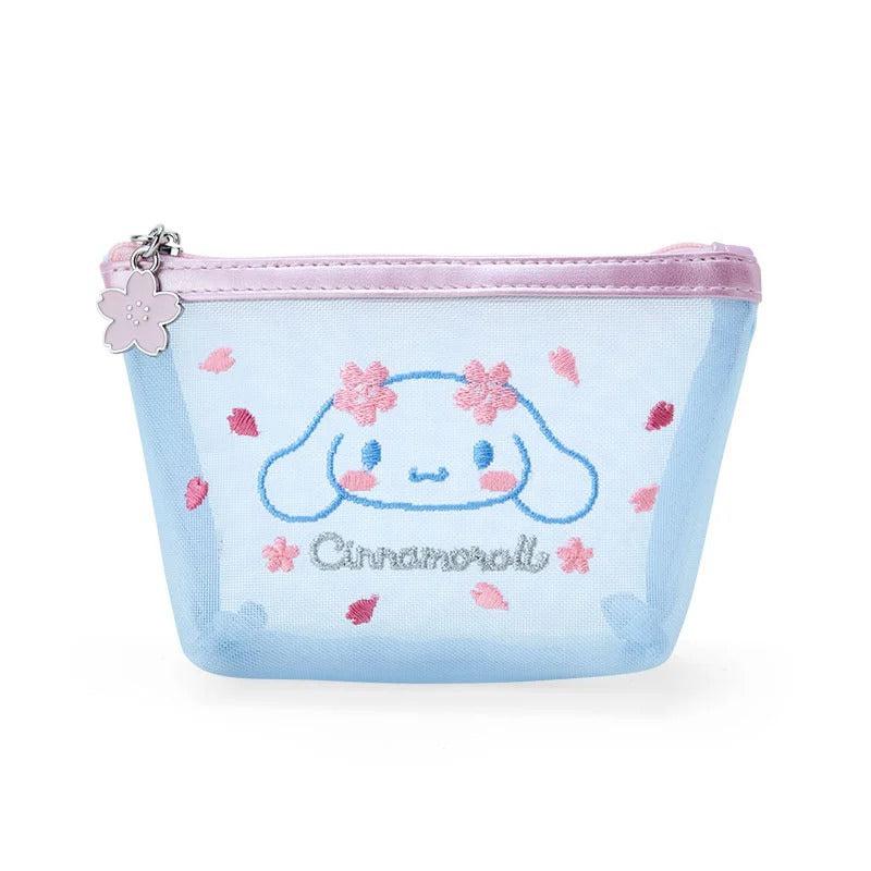 Sanrio Characters Sanrio Cinnamoroll Mesh Zipper (Pink Sakura Series) Pouch  Saudi Arabia |  AB9835271