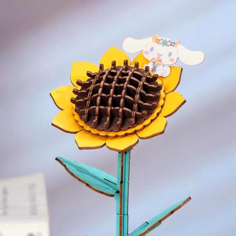 Sanrio Characters Sanrio Cinnamoroll Sunflower 3D Wooden Puzzles  Saudi Arabia |  QA9237140