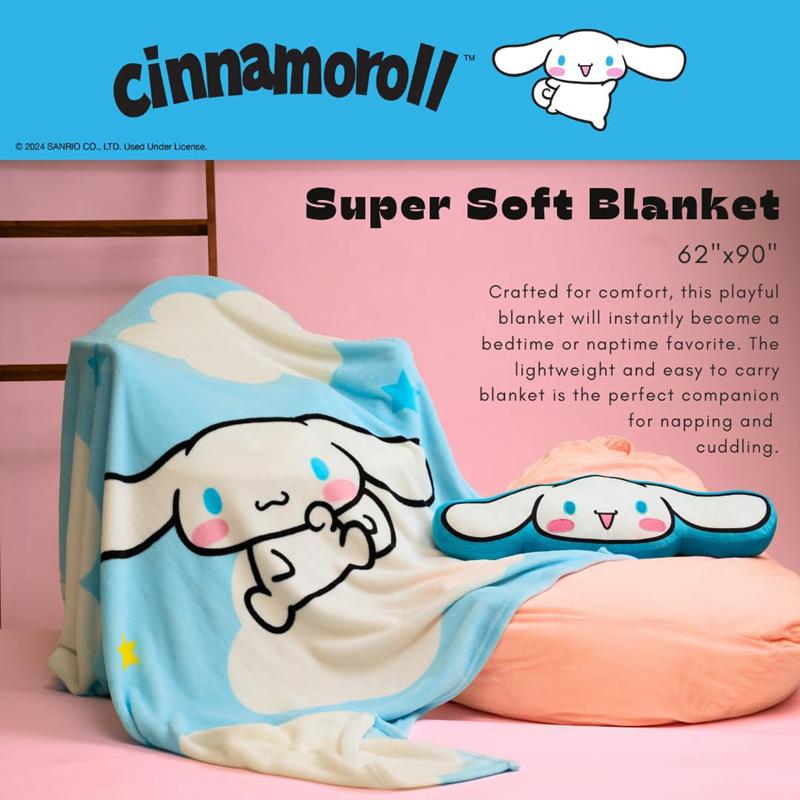 Sanrio Characters Sanrio Cinnamoroll Wish Upon A Star Throw Blanket  Saudi Arabia |  FM6497852