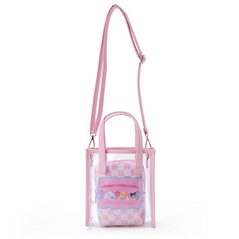 Sanrio Characters Sanrio Clear Convertible Mini (Pastel Check Series) Tote  Saudi Arabia |  GO5028139