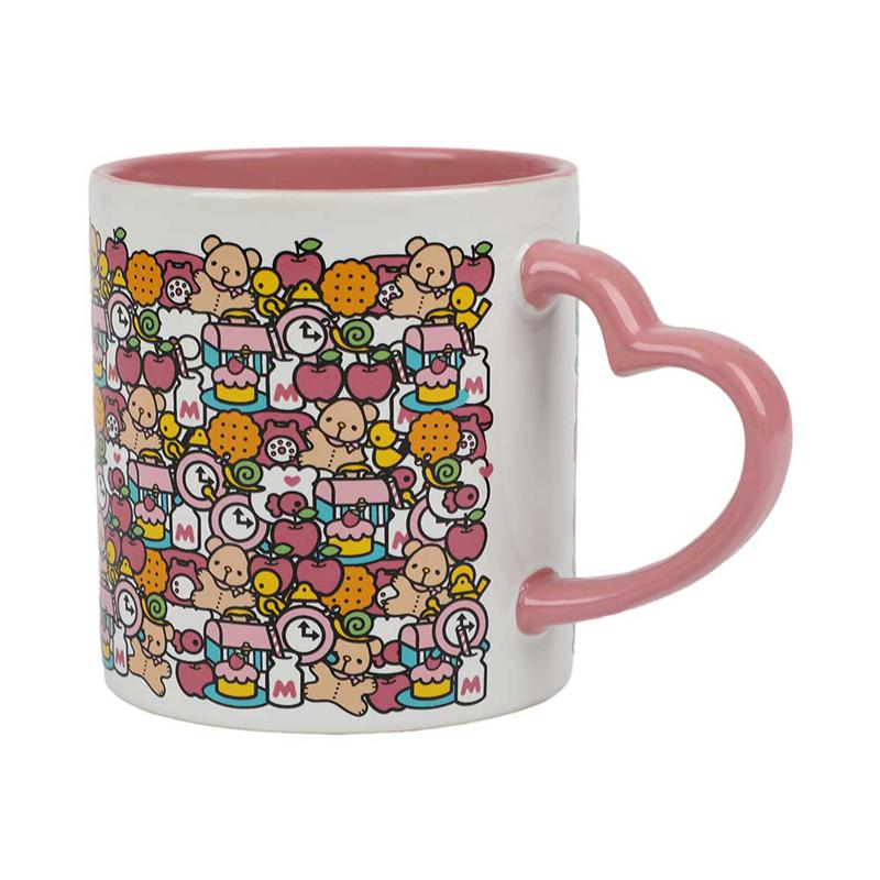Sanrio Characters Sanrio Hello Kitty 16oz Heart Handle Ceramic Mug  Saudi Arabia |  CQ6830972