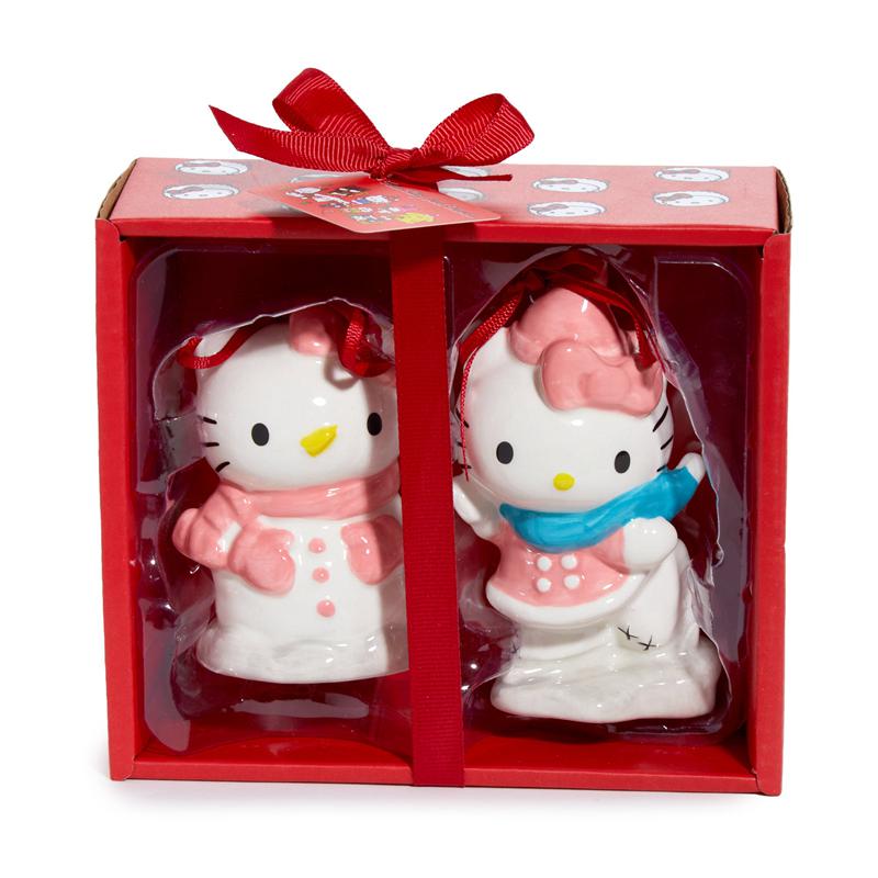 Sanrio Characters Sanrio Hello Kitty 2-pc Holiday Ceramic Set (Winter Play) Ornament  Saudi Arabia |  DZ1849572