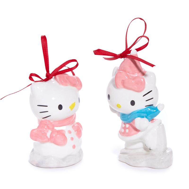 Sanrio Characters Sanrio Hello Kitty 2-pc Holiday Ceramic Set (Winter Play) Ornament  Saudi Arabia |  DZ1849572
