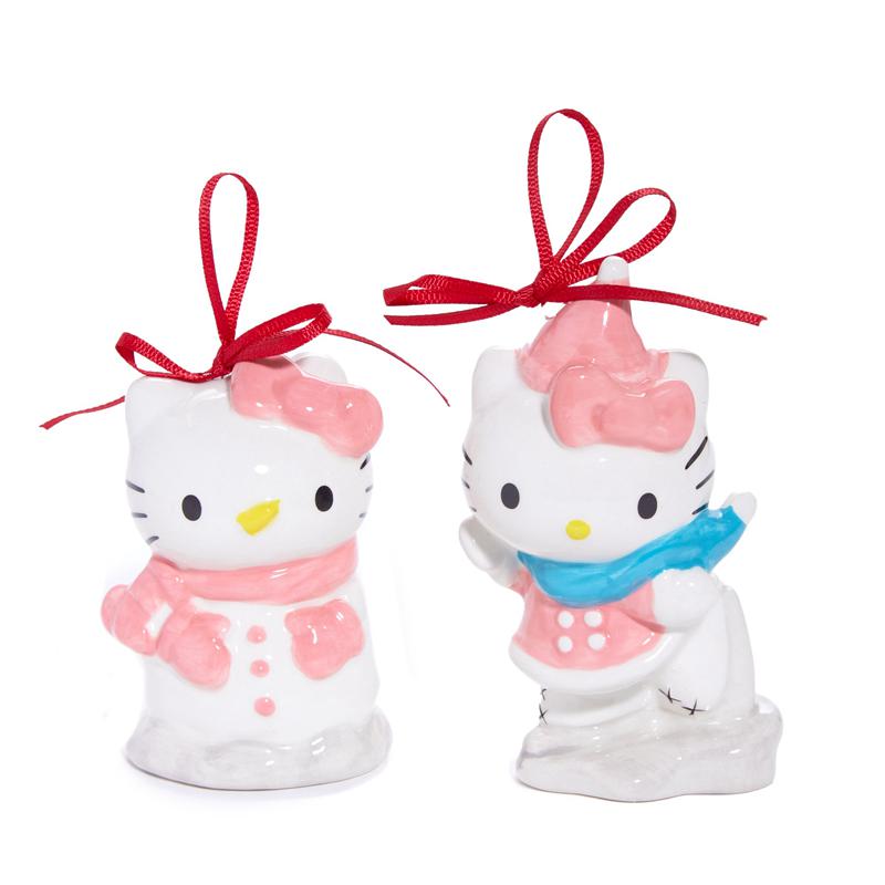 Sanrio Characters Sanrio Hello Kitty 2-pc Holiday Ceramic Set (Winter Play) Ornament  Saudi Arabia |  DZ1849572