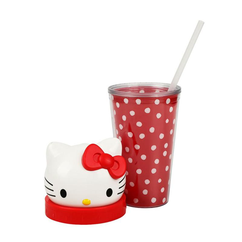 Sanrio Characters Sanrio Hello Kitty 3D Face Travel (Dots) Tumbler  Saudi Arabia |  CW7163842