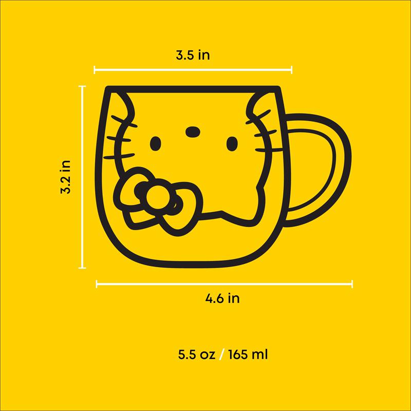 Sanrio Characters Sanrio Hello Kitty 3D Double Wall Espresso Glasses  Saudi Arabia |  KG8719302