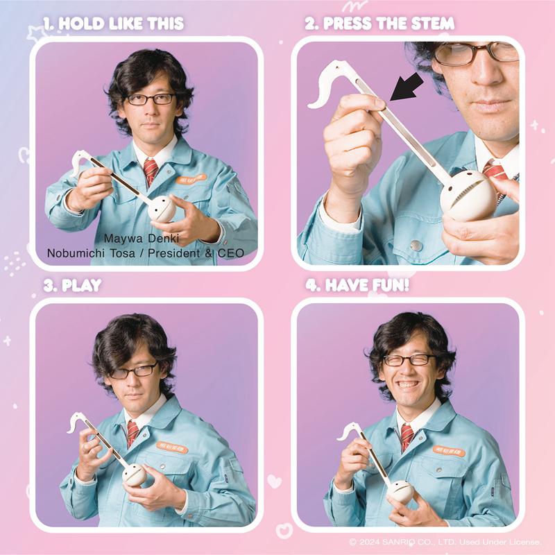 Sanrio Characters Sanrio Hello Kitty 50th Anniversary Otamatone Musical Toy  Saudi Arabia |  QR1942506