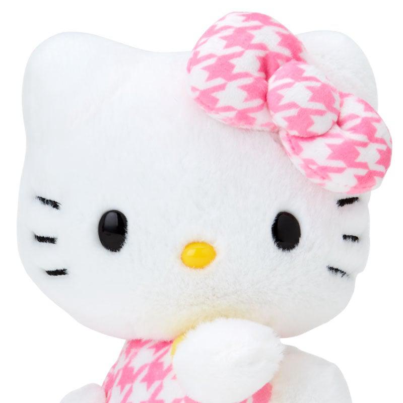 Sanrio Characters Sanrio Hello Kitty 50th Anniv. Plush Mascot (Pink Houndstooth) Plushies  Saudi Arabia |  SO7805923